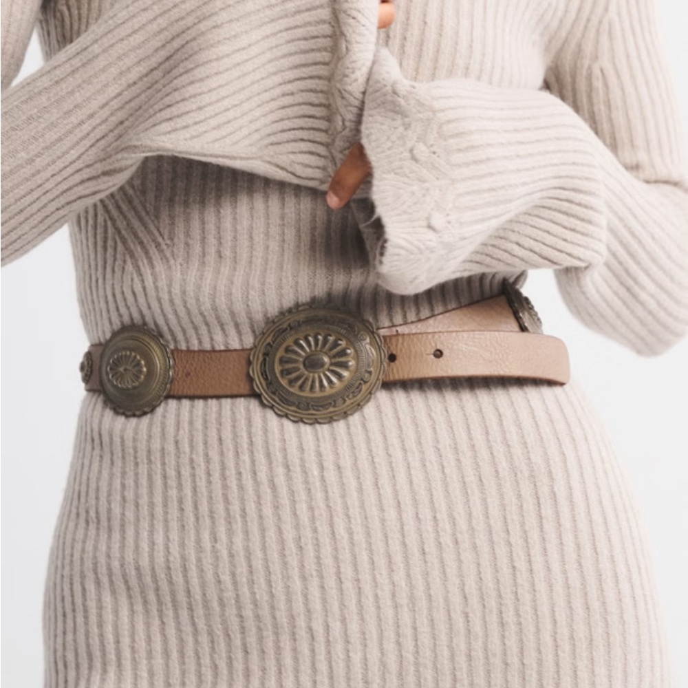 Mockneck Ribbed Mini Sweater Dress - Picture 3 of 5